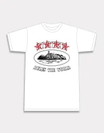 Corteiz 4 Starz Alcatraz T-Shirt White