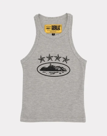 Corteiz 4Starz Alcatraz Women’s Tank Top Grey