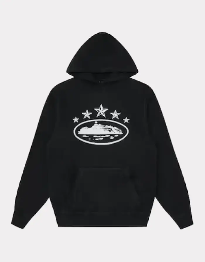 Corteiz 5 Starz Alcatraz Hoodie Black Corteiz 5 Starz Alcatraz Hoodie Black