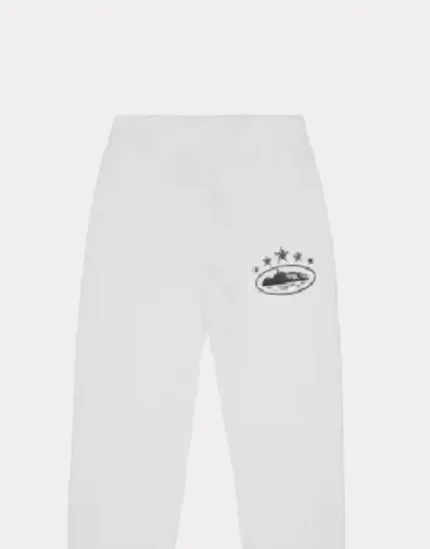 Corteiz 5 Starz Sweatpants White