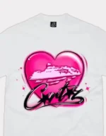 Corteiz Alcatraz Heart T-Shirt White