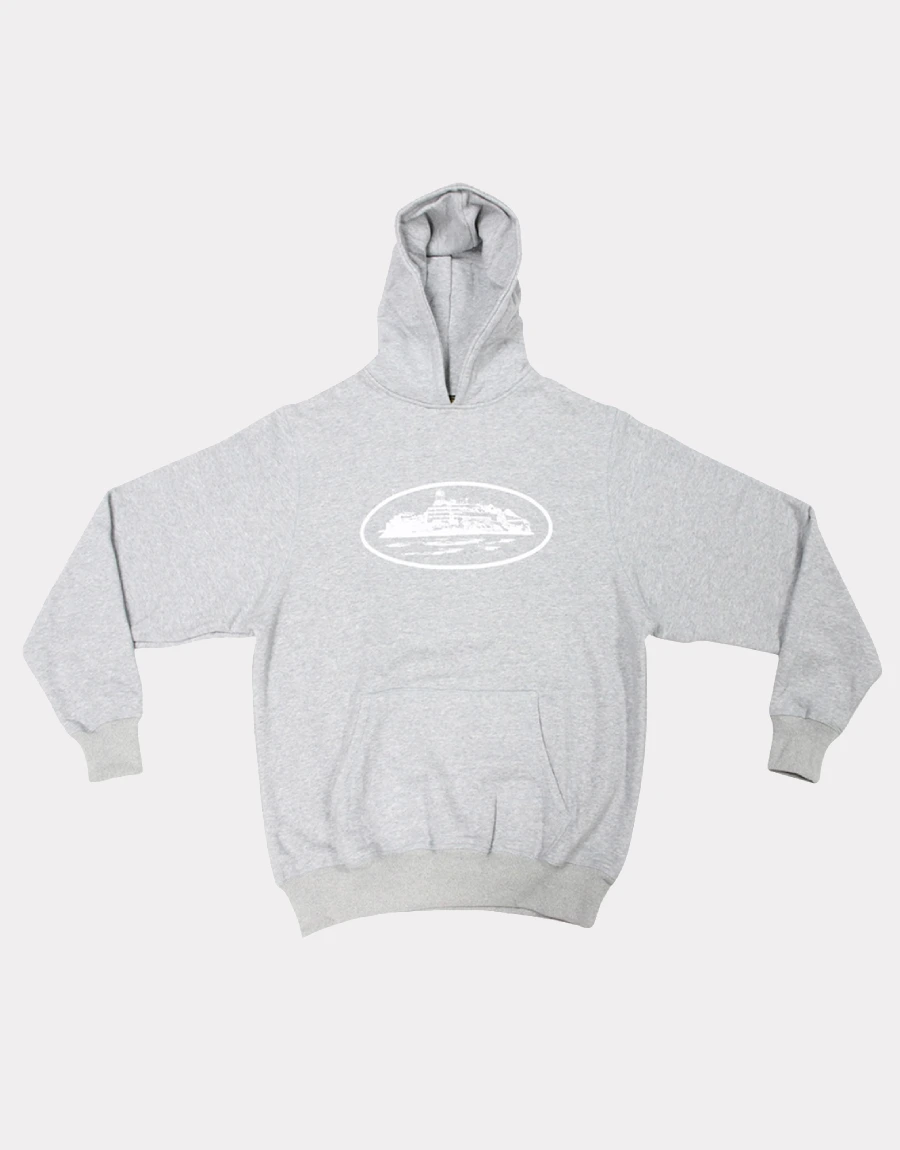 Corteiz Alcatraz Hoodie Grey Corteiz Alcatraz Hoodie Grey