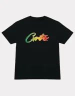 Corteiz Allstarz Gradient Carni T-Shirt Black