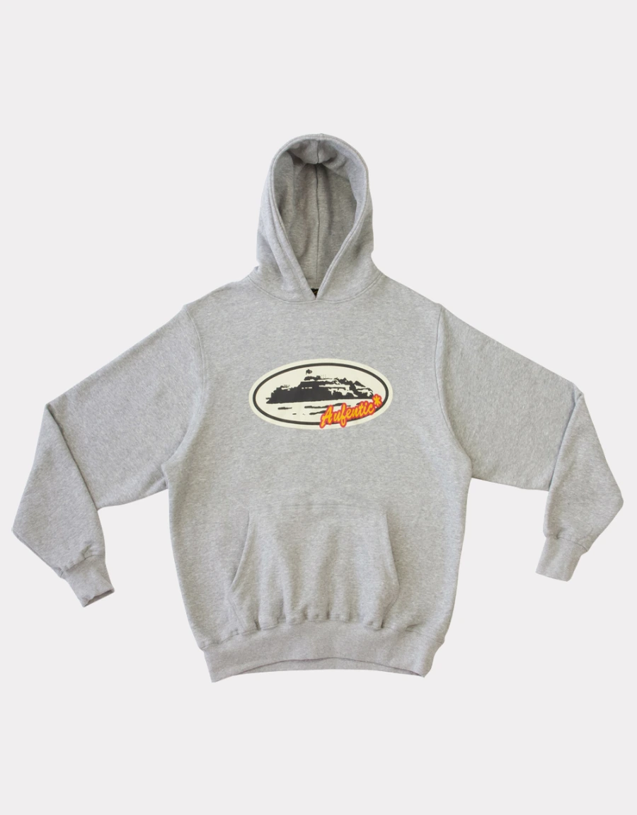Corteiz Aufentic Hoodie Grey Corteiz Aufentic Hoodie Grey