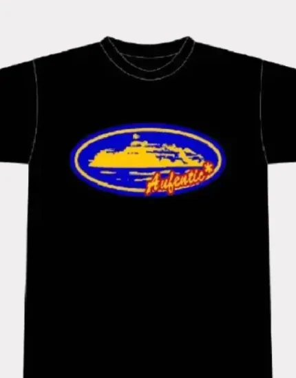 Corteiz Aufentic T-Shirt Black/Blue