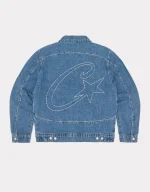 Corteiz C-Star Denim Trucker Jacket Blue