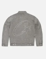 Corteiz C-Star Denim Trucker Jacket Grey