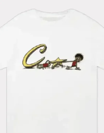 Corteiz Chainsaw T-Shirt White