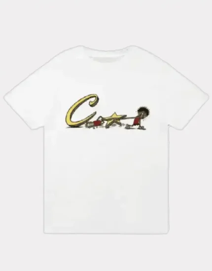 Corteiz Chainsaw T-Shirt White