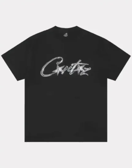 Corteiz Chrome Allstarz T-Shirt Black