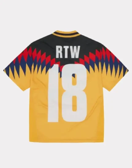 Corteiz Club RTW Football T-Shirt Yellow