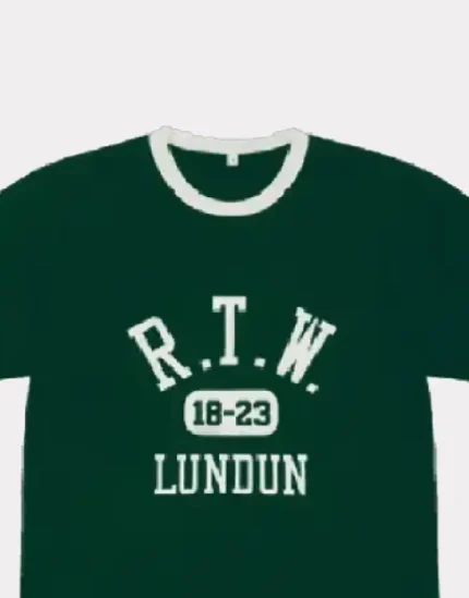 Corteiz College Ringer T-Shirt Forest Green