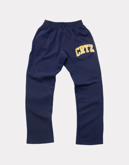 Corteiz Crtz Dropout Jogging Pants Navy