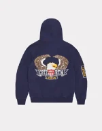 Corteiz Dipset Zip Hoodie Navy