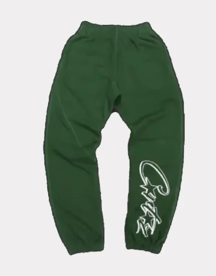 Corteiz Dropout Jogging Pants Green