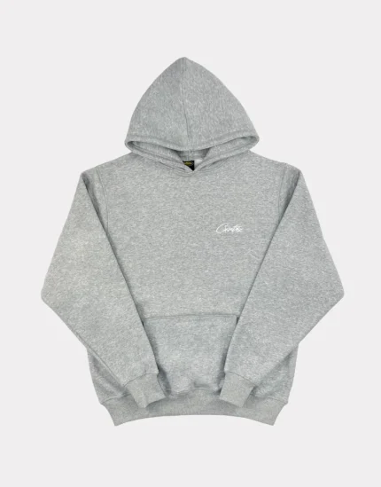 Corteiz HMP Embroidered Hoodie Grey