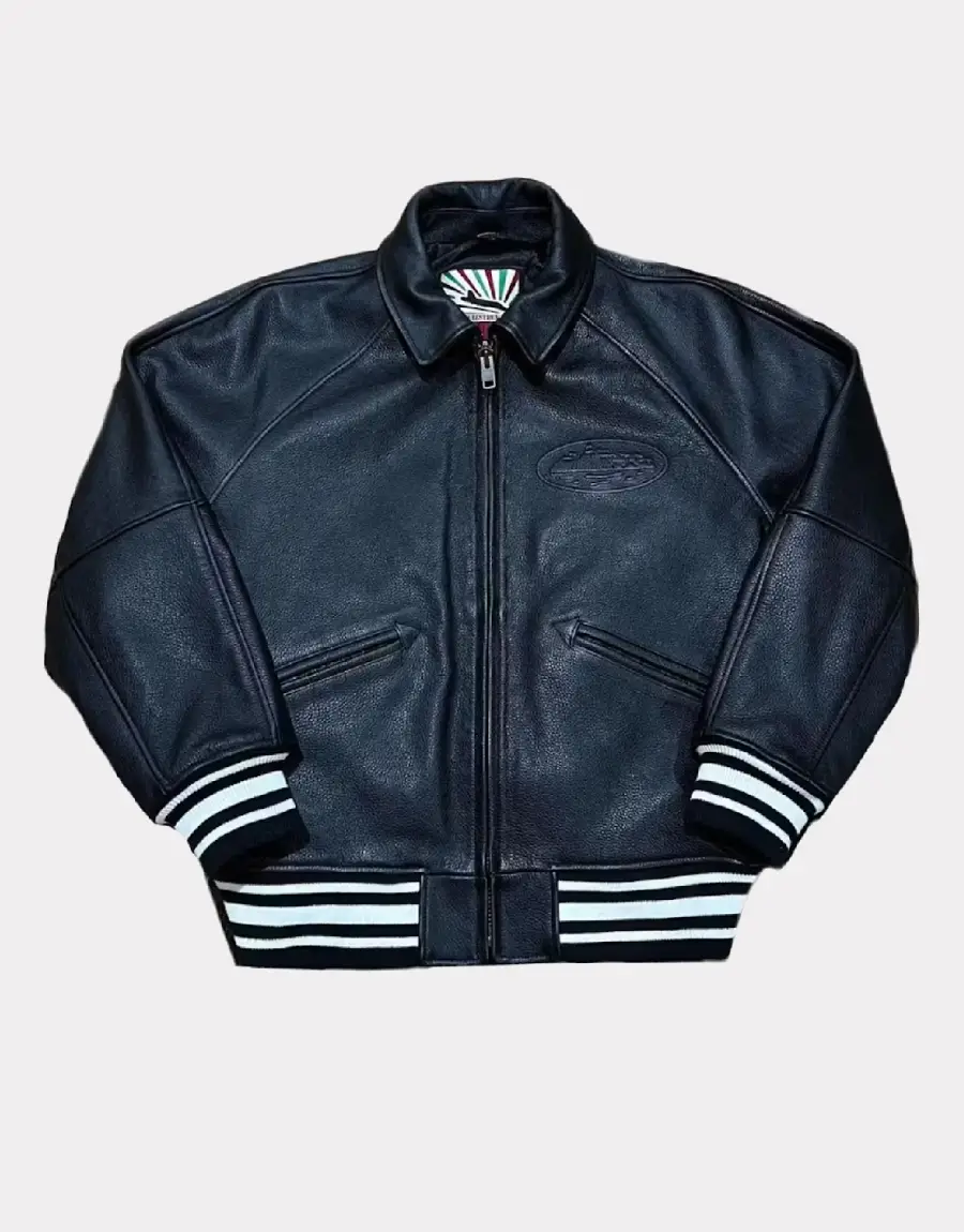 Corteiz-Leather-Jacket-Black-2 Corteiz Leather Jacket Black