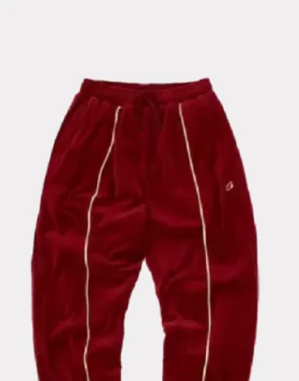 Corteiz VVS Uptown Sweatpants Burgundy