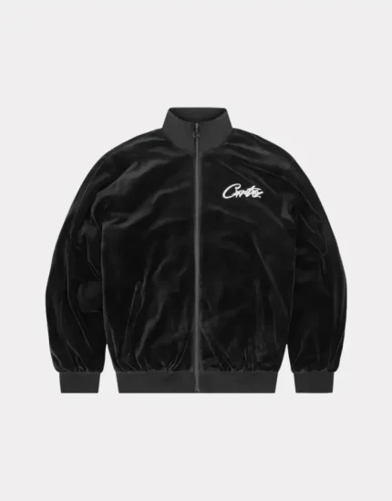 Corteiz VVS Velour Jacket Black