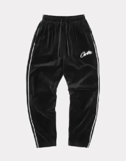 Corteiz VVS Velvet Sweatpants Black