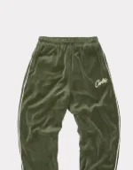 Corteiz VVS Velvet Sweatpants Green