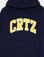 Crtz Dropout Hoodie Navy