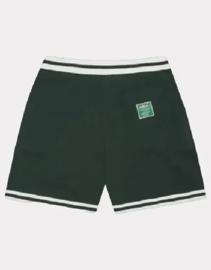 Corteiz Deala Knitted Shorts Forest Green
