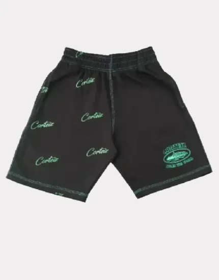Corteiz Division ’20 Shorts Green/Black
