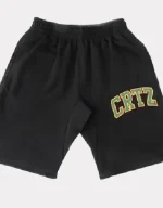 Corteiz Dropout Shorts Black