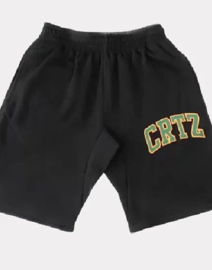 Corteiz Dropout Shorts Black
