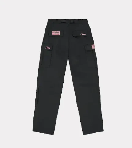 Corteiz Guerillaz Cargo Pant Black/Pink