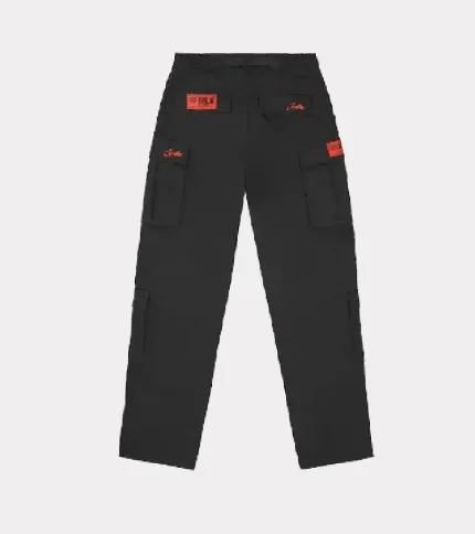Corteiz Guerillaz Cargos Black/Red