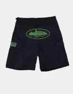 Corteiz Guerillaz Shorts Black/Green