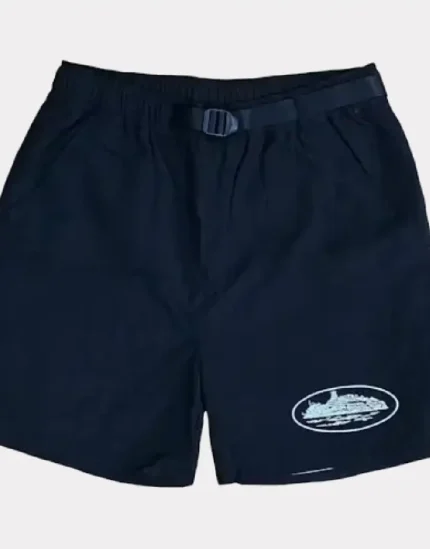 Corteiz Nylon Litework Shorts Black