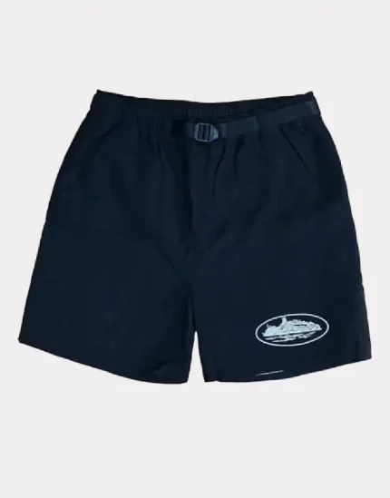 Corteiz Nylon Litework Shorts Black