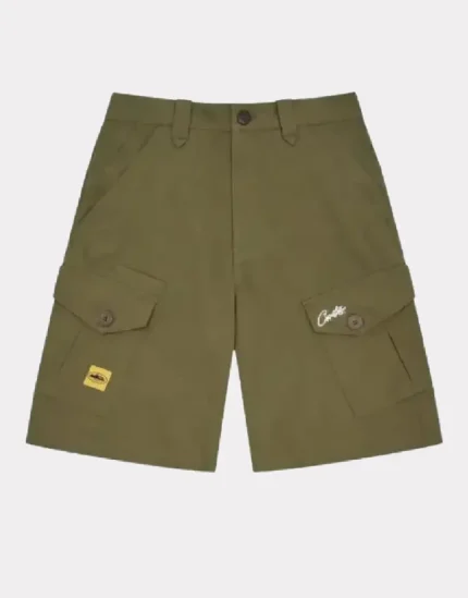 Corteiz Storm Cargo Shorts Khaki